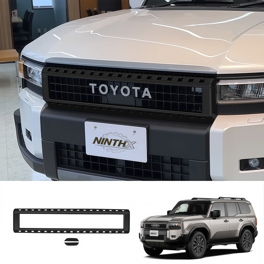 Bolt on add on grille frame insert