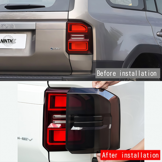 Tinted overlay smoked tail light covers