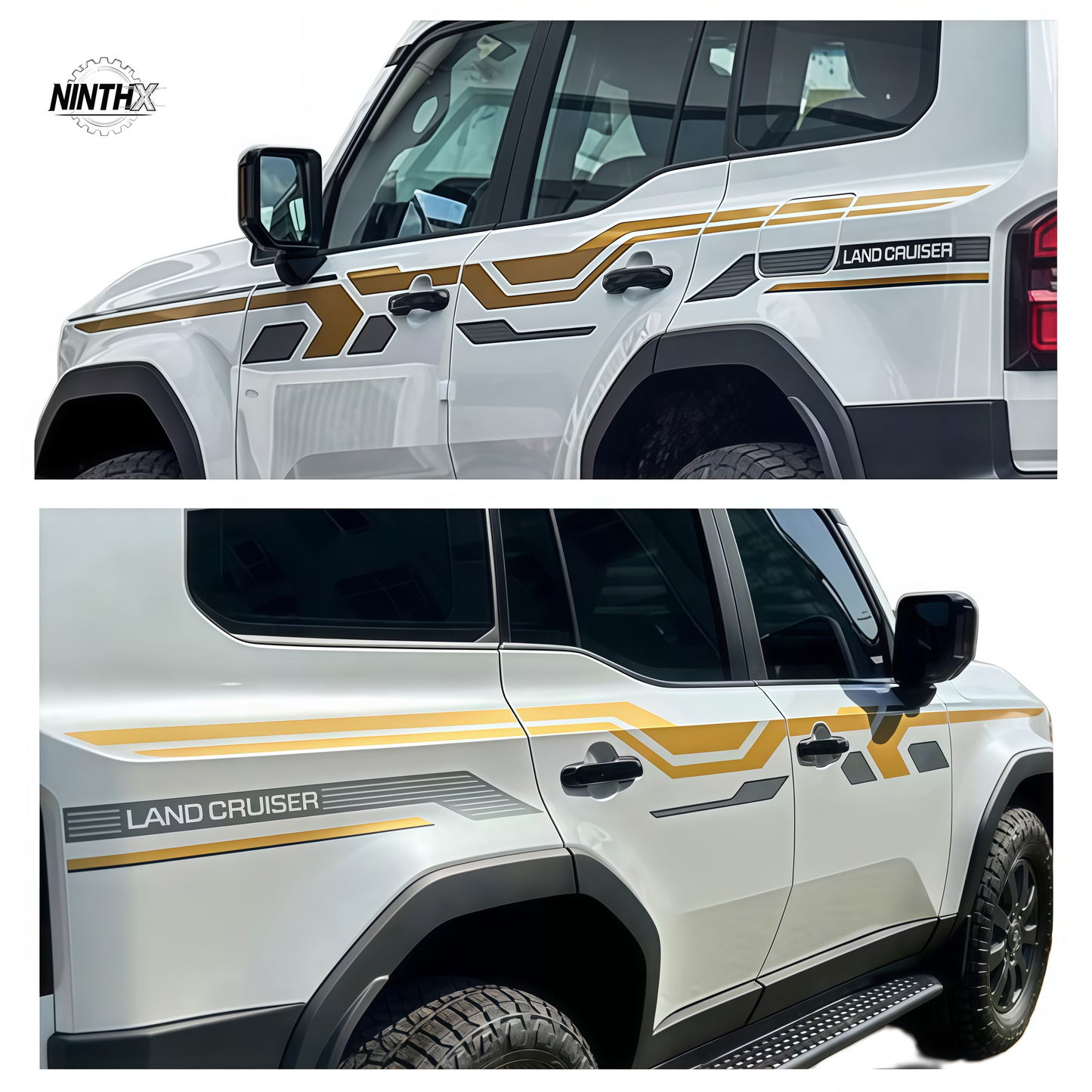 UV durable body stripe decals