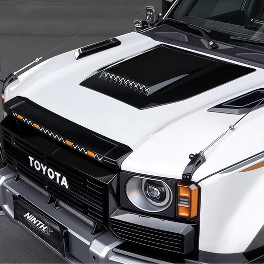 Contoured PP build hood bug deflector