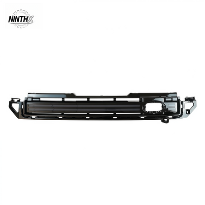 White LED illuminated front grille light, detail view