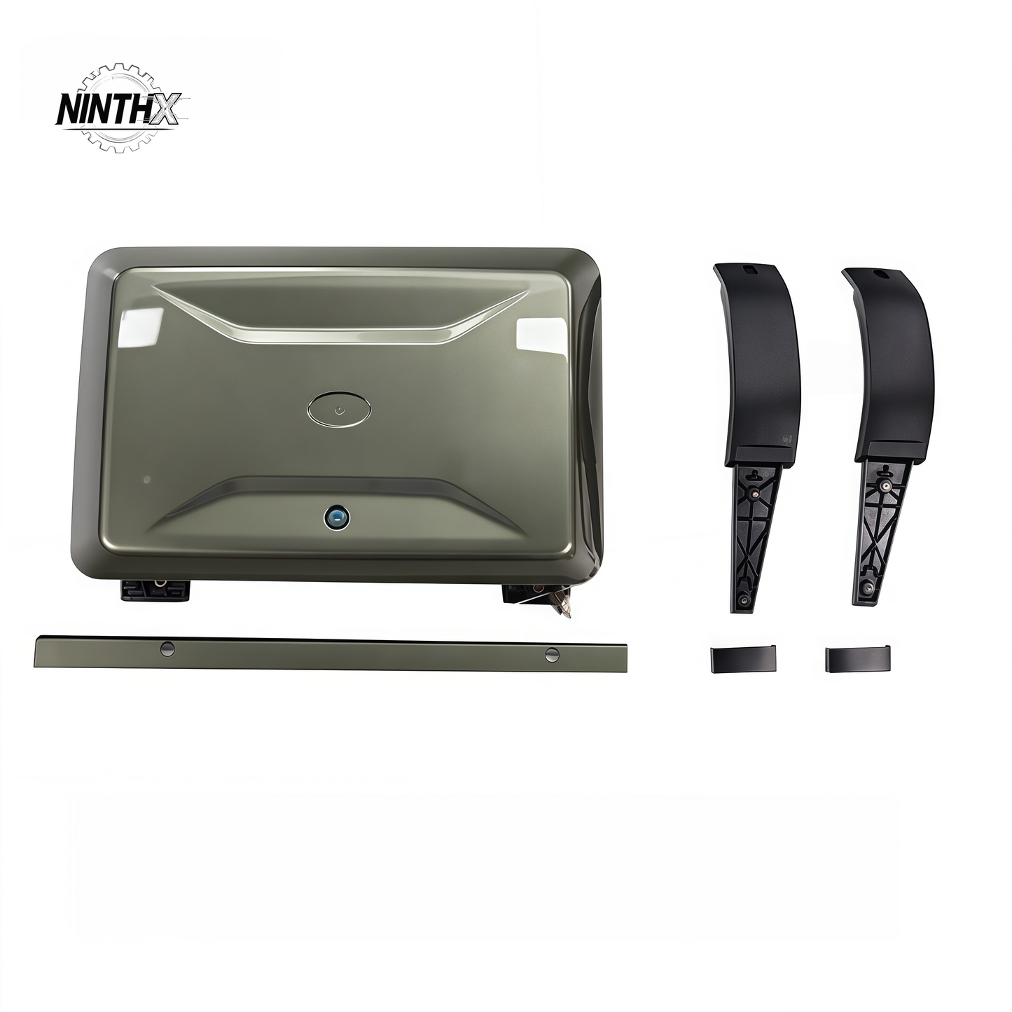 Bolt-on exterior tool carrier box, component detail
