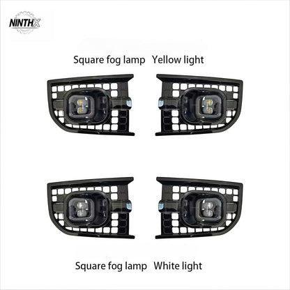 Square LED Rear Fog Light Assembly for Defender L663, main product view