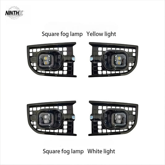 Square LED Rear Fog Light Assembly for Defender L663, main product view