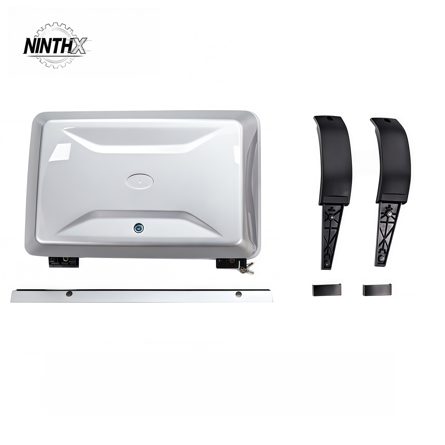 Off-road recovery gear side carrier mounted on Defender L663 90/110/130