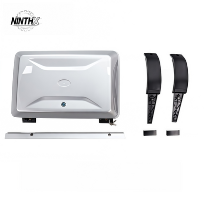 Off-road recovery gear side carrier mounted on Defender L663 90/110/130