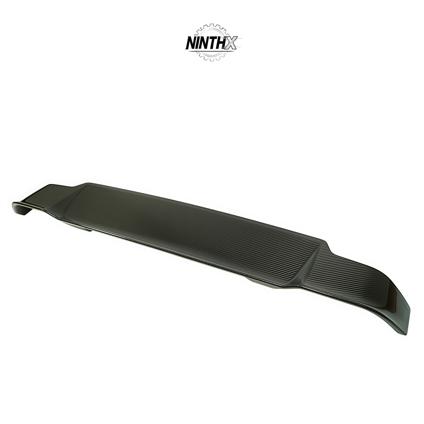 Easy-install carbon fiber roof spoiler upgrade, finish detail