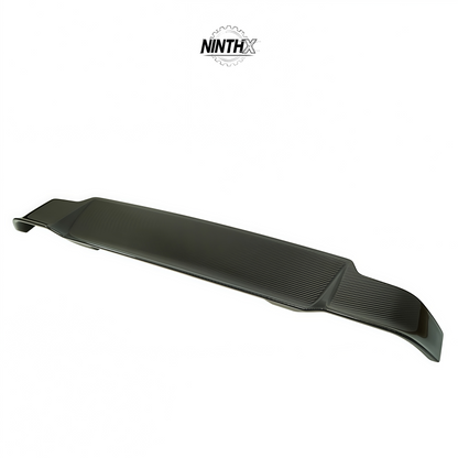 Easy-install carbon fiber roof spoiler upgrade, finish detail