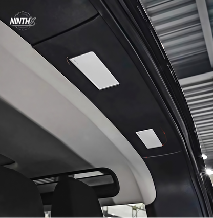 LED rear trunk boot cargo light upgrade, finish detail