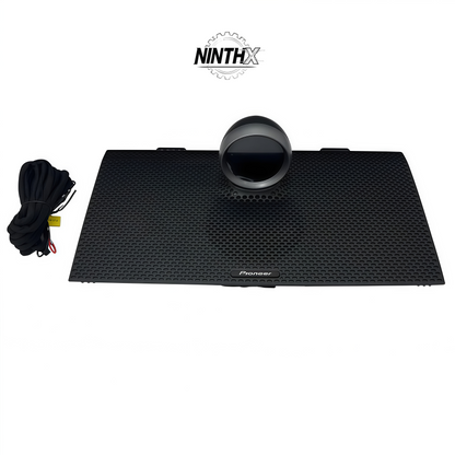 Premium integrated chronometer dash gauge for Defender L663 90/110/130, full kit view