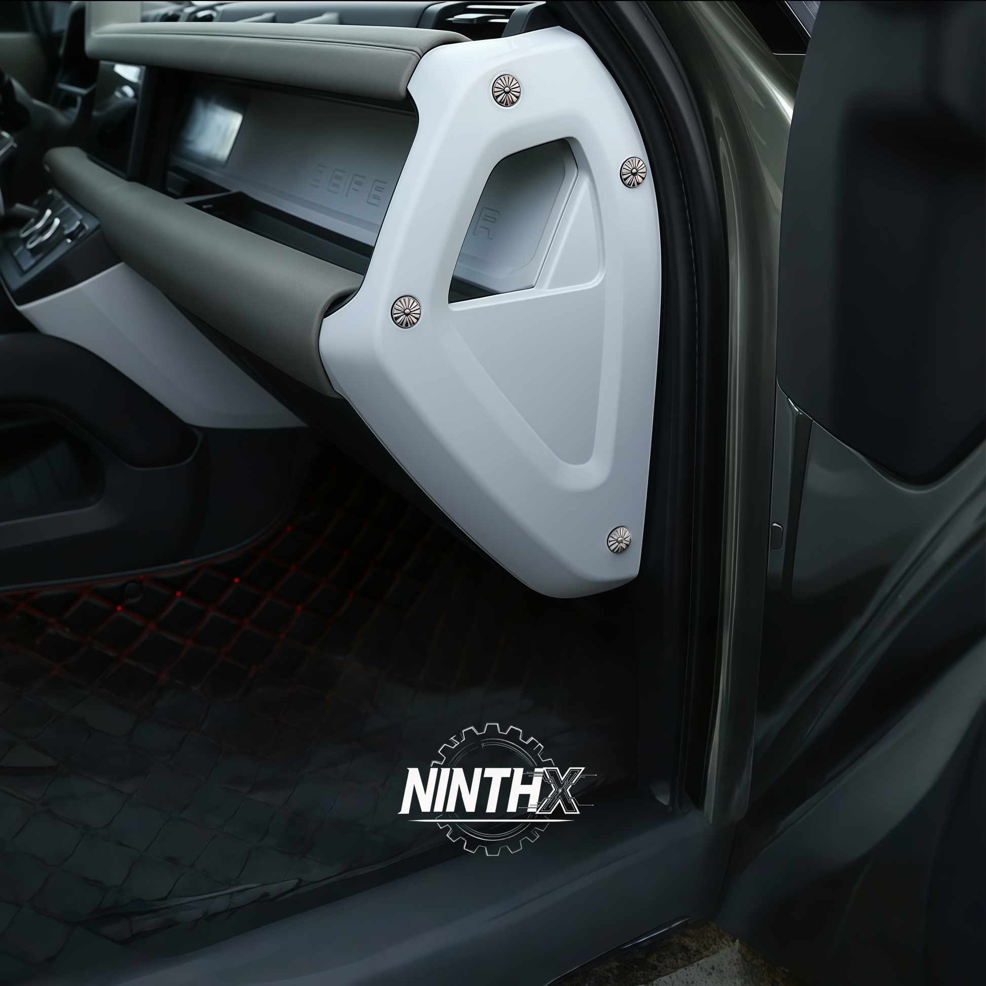 Easy push-in anti-corrosion bolt covers, side profile