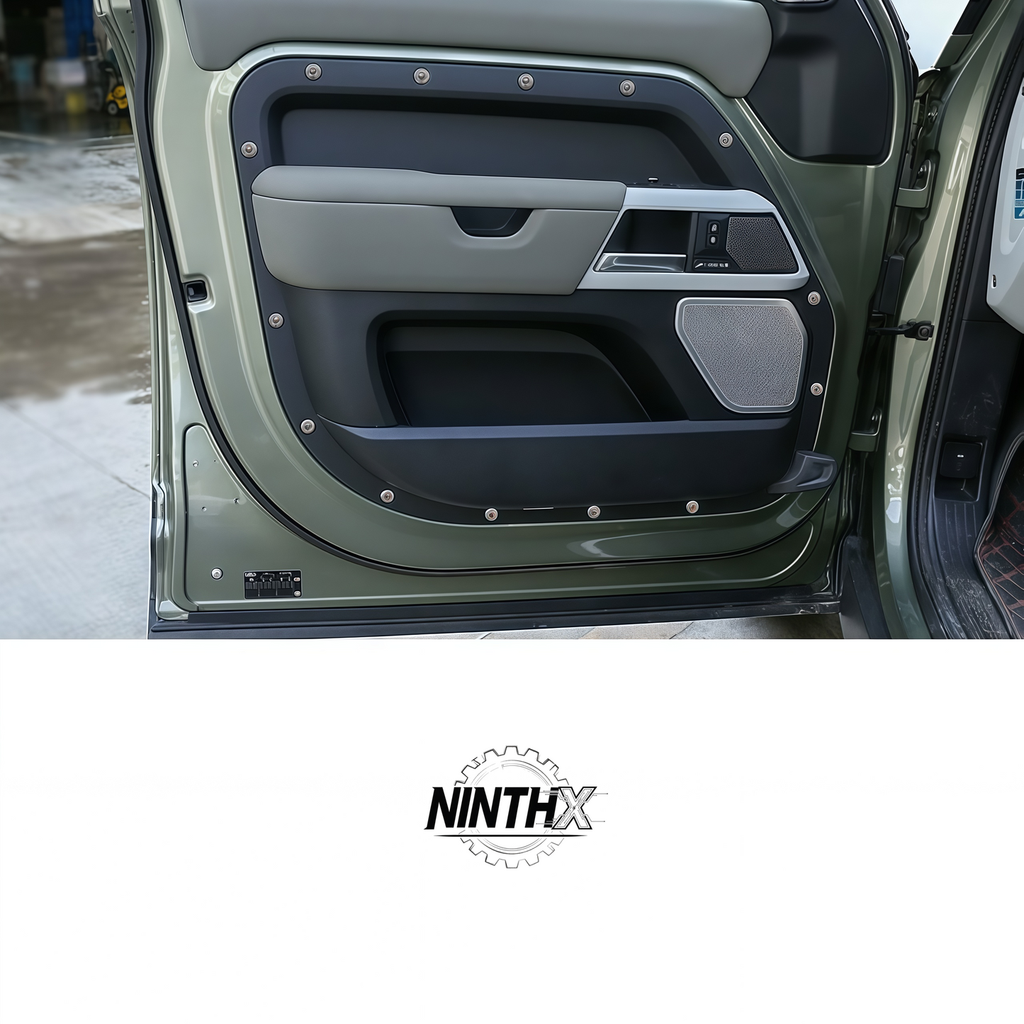 Zinc-alloy anti-rust interior screw caps, detail view