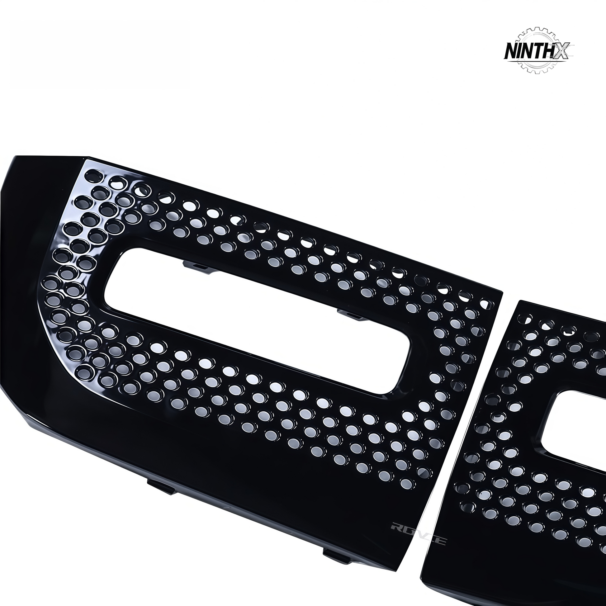 Stealth Black Pack bumper valance kit fits Defender L663 90/110/130, fitment view