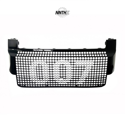 Direct-fit OEM-style honeycomb grille, component detail