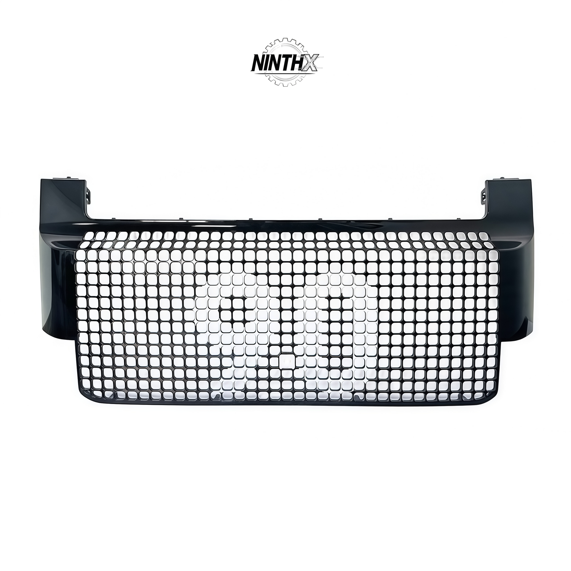 Heritage honeycomb Defender grille upgrade, vehicle fitment view