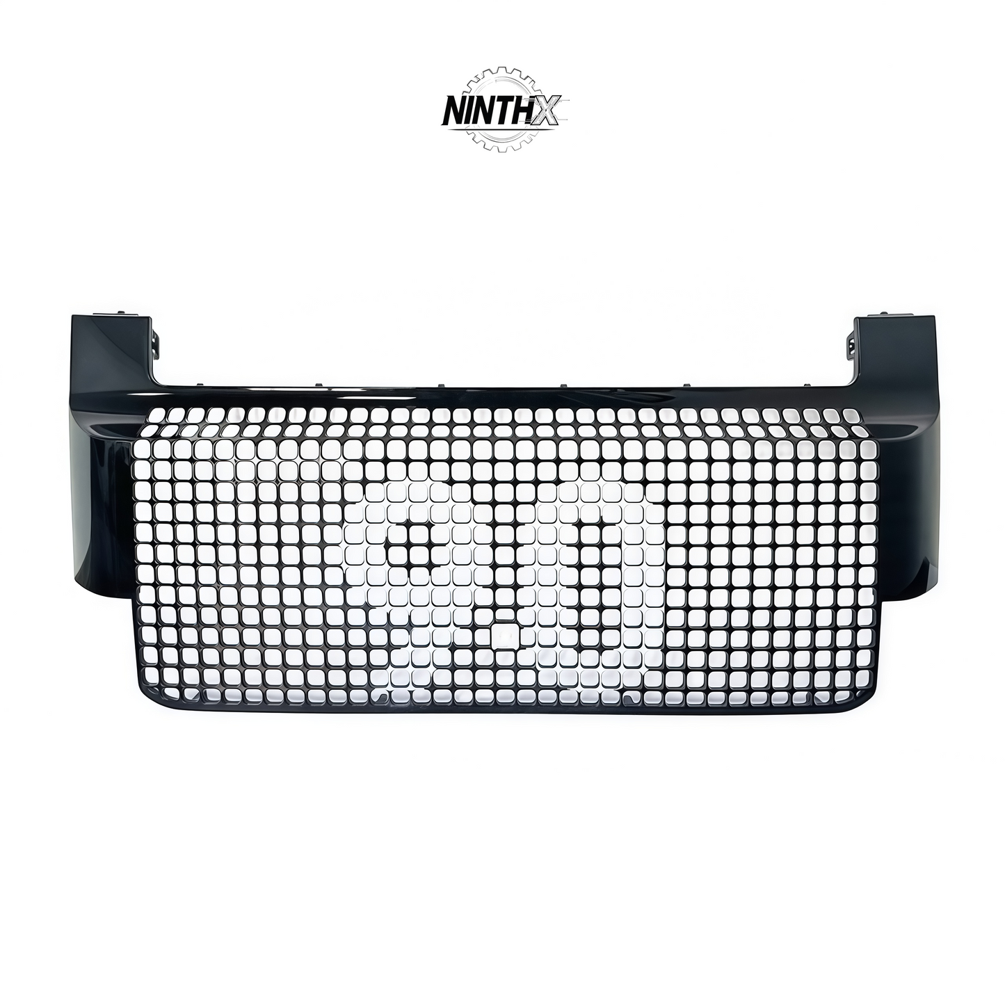 Direct-fit OEM-style honeycomb grille, side profile