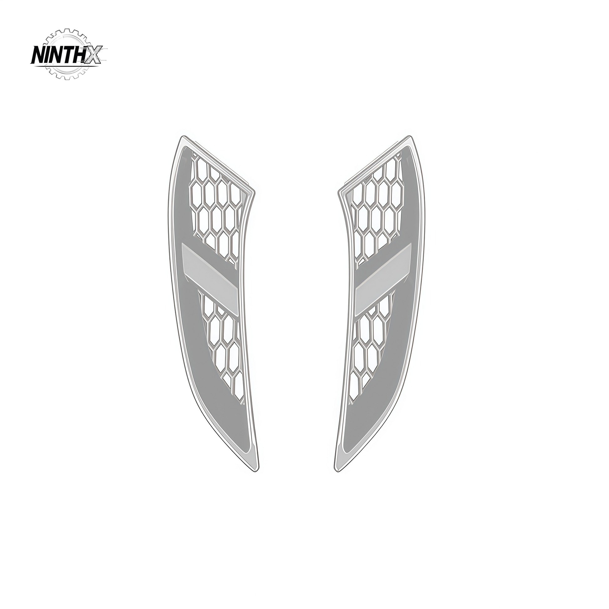 Press on no cutting fog light surround trim for Land Cruiser Prado LC250