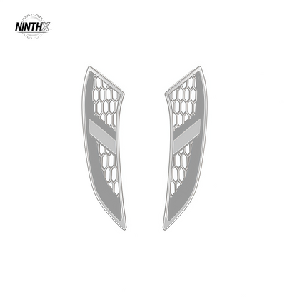 Press on no cutting fog light surround trim for Land Cruiser Prado LC250
