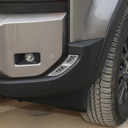 Factory integrated look fog light surround trim
