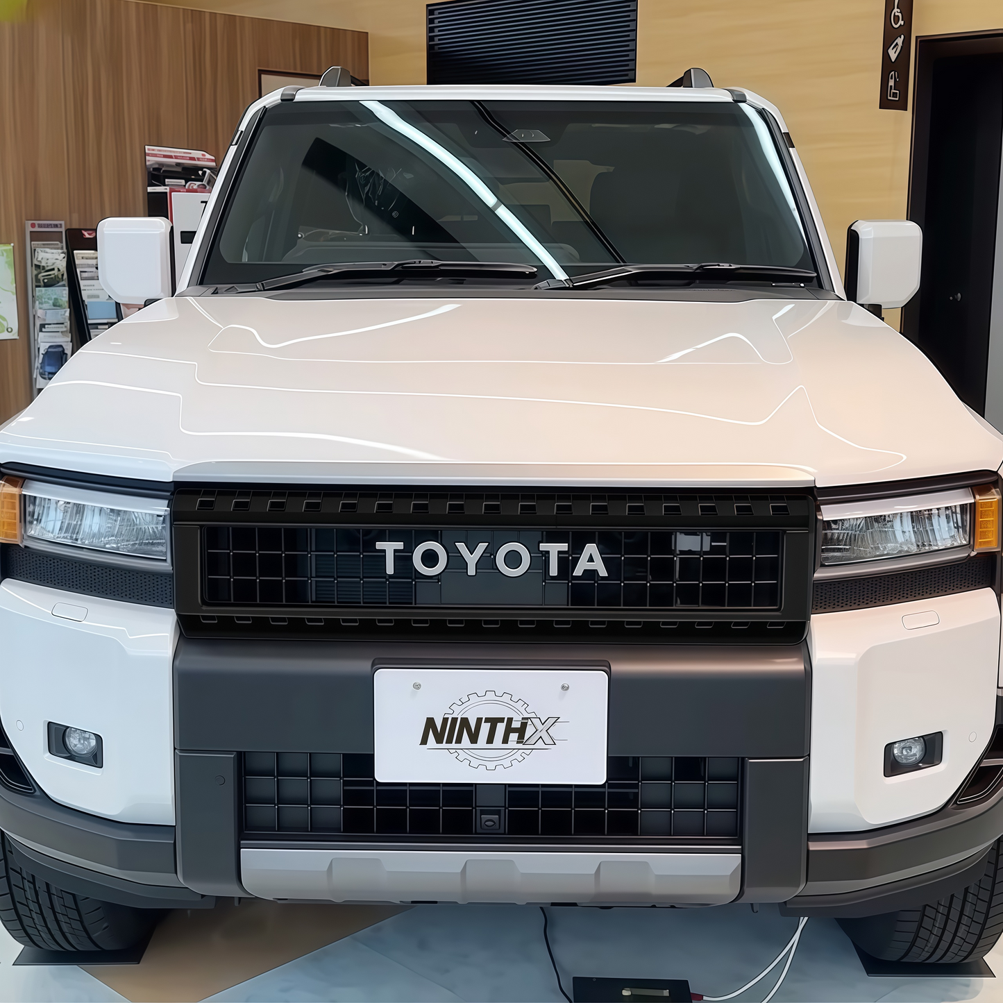 No drill fit grille frame insert for LC250