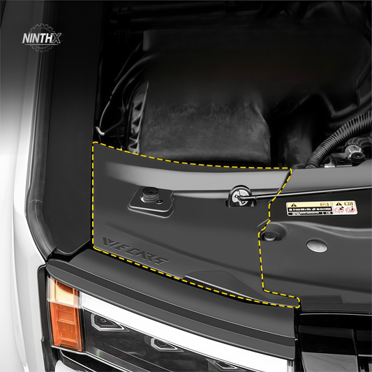 Molded ABS panel engine bay cover