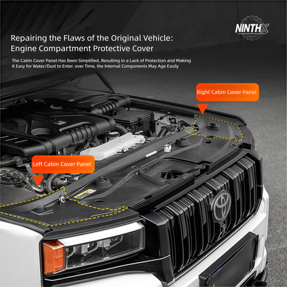 Clean OEM plus look engine bay cover