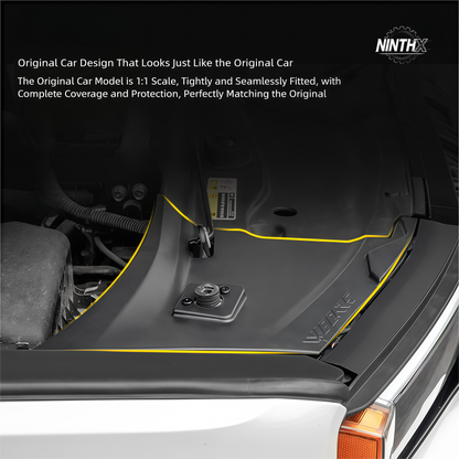 Clip on removable engine bay cover for Land Cruiser Prado LC250