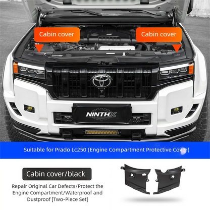 Heat resistant engine bay cover