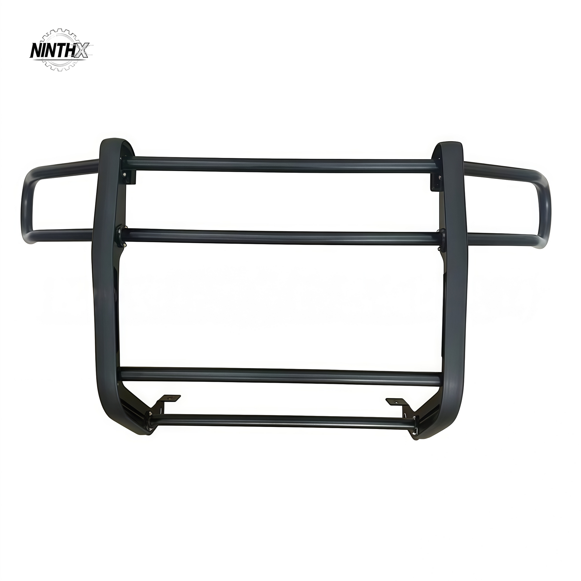 Black steel front bull bar grille guard for Toyota Land Cruiser Prado LC250