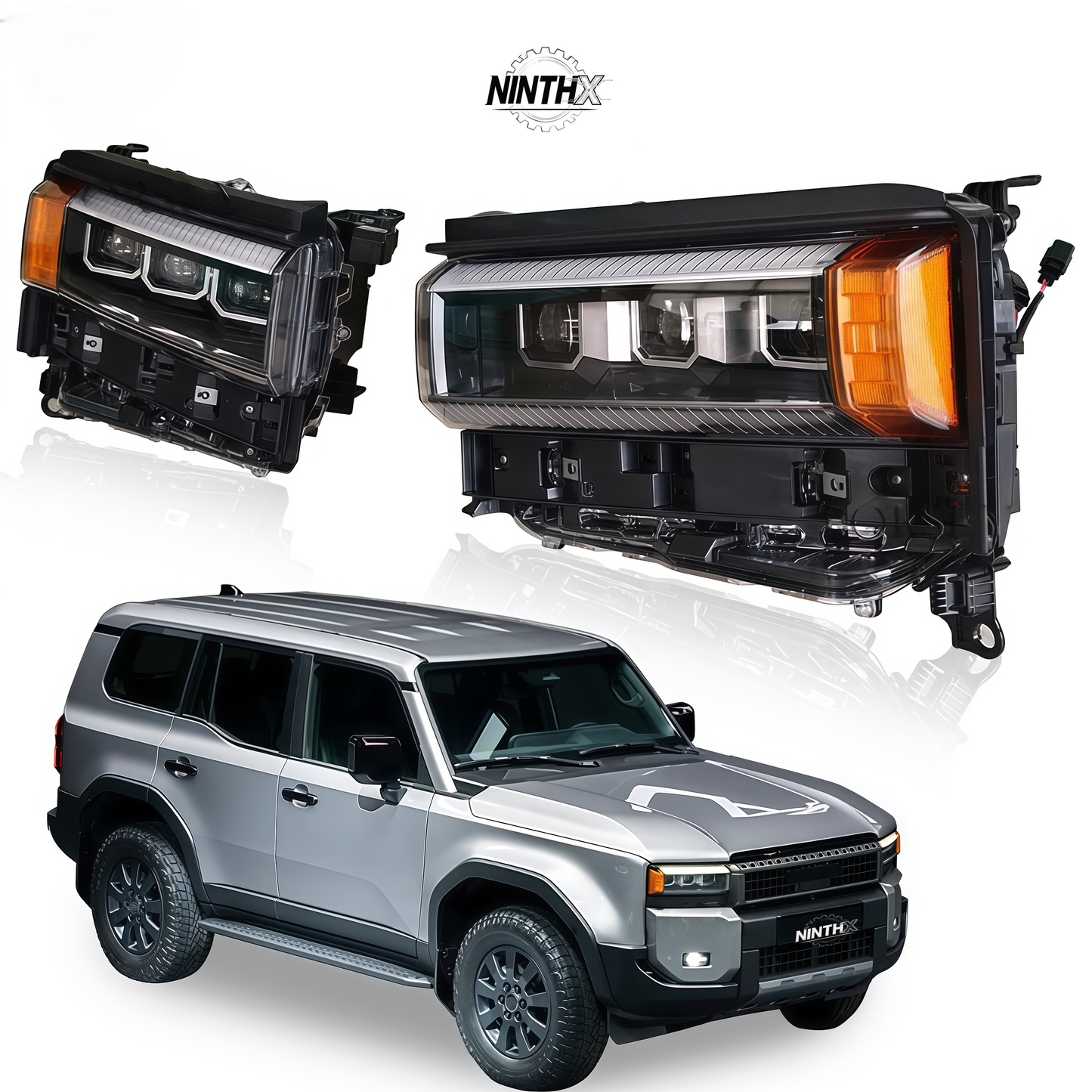 Brighter sharper light headlight assembly for Land Cruiser Prado LC250