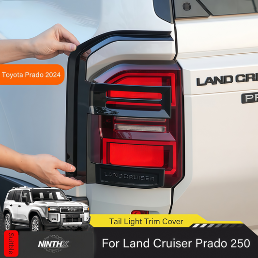 Electroplated ABS tail light surround trim