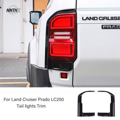 Rear end styling tail light surround trim