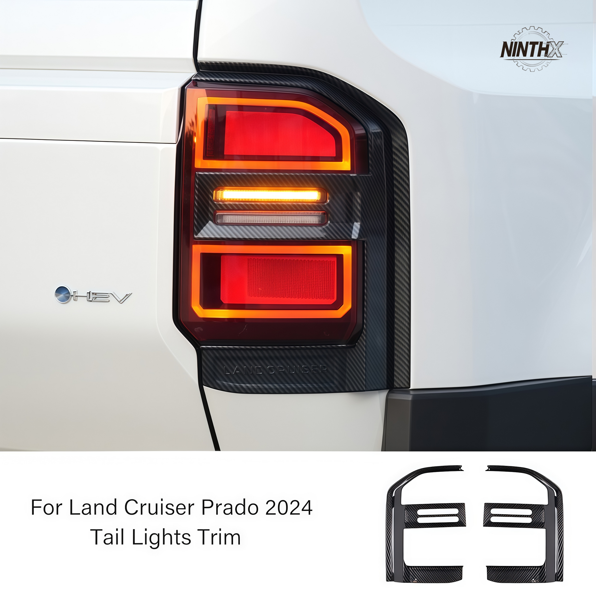 J250 specific fit tail light surround trim