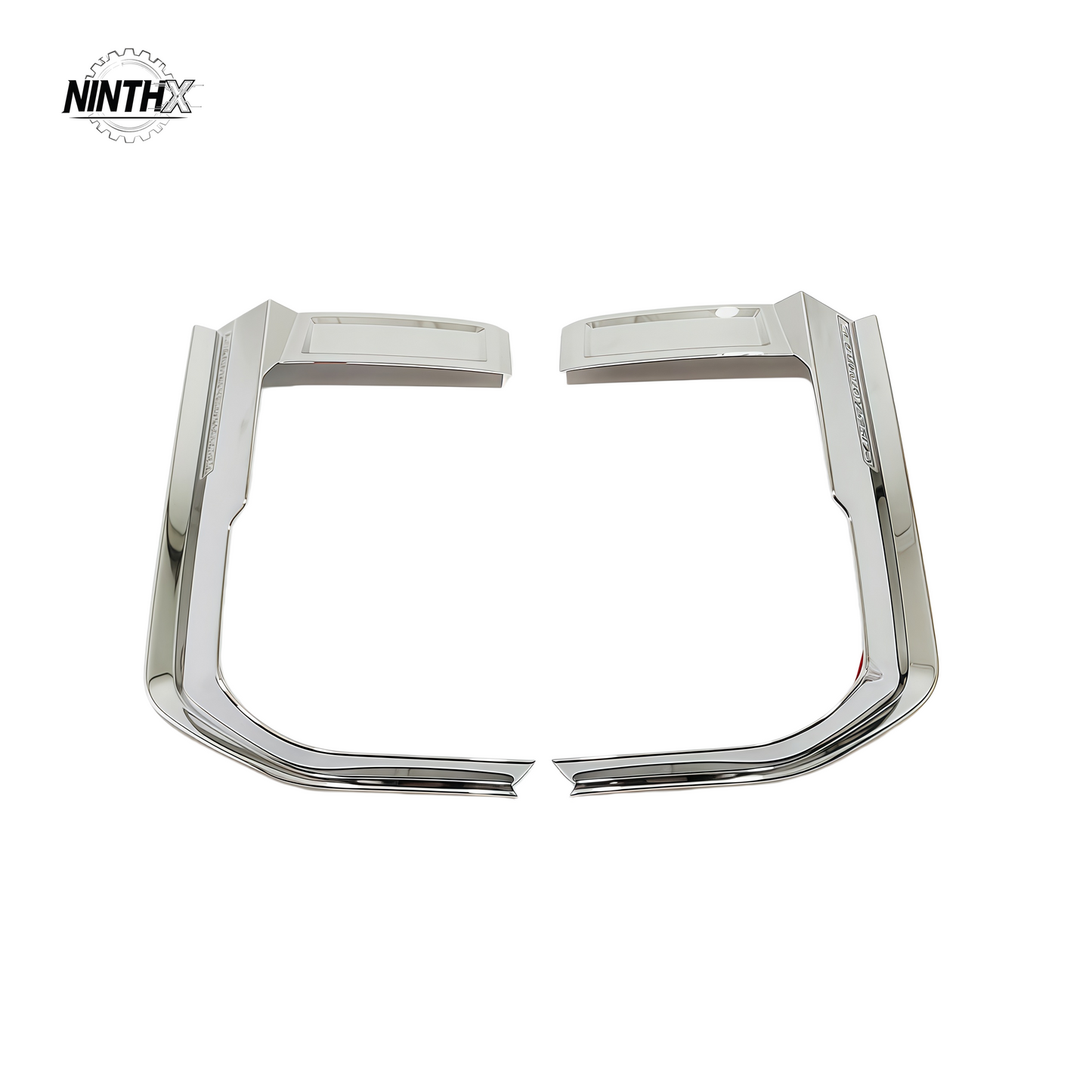 Electroplated ABS tail light surround trim