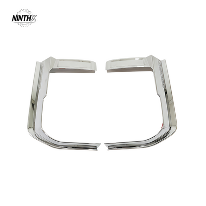 Electroplated ABS tail light surround trim