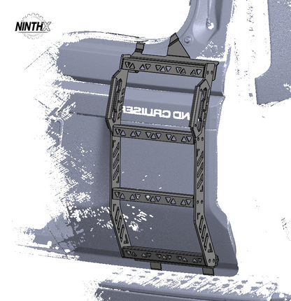 Overland loading aid rear tailgate ladder for Land Cruiser Prado LC250