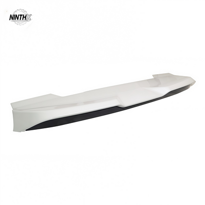 White primer rear roof spoiler with black lower lip for Land Cruiser Prado LC250