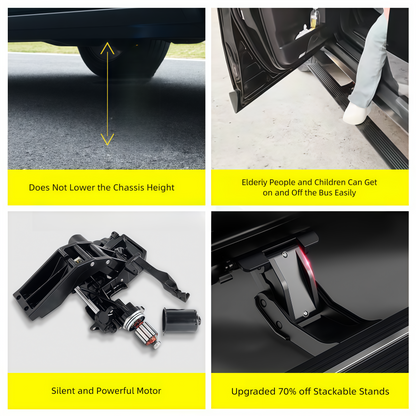 Vehicle specific power running boards