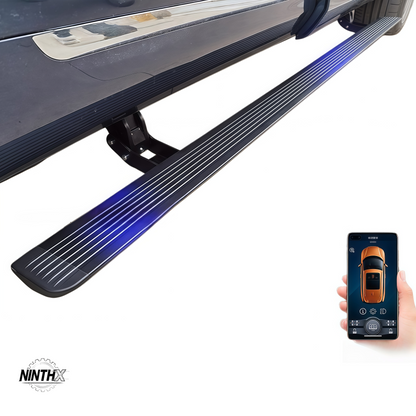 Retract when closed power running boards for Land Cruiser Prado LC250