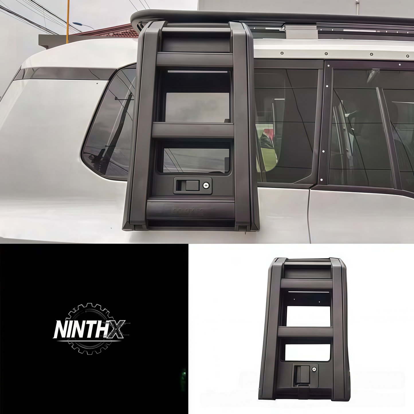 Roof and rack access side access ladder