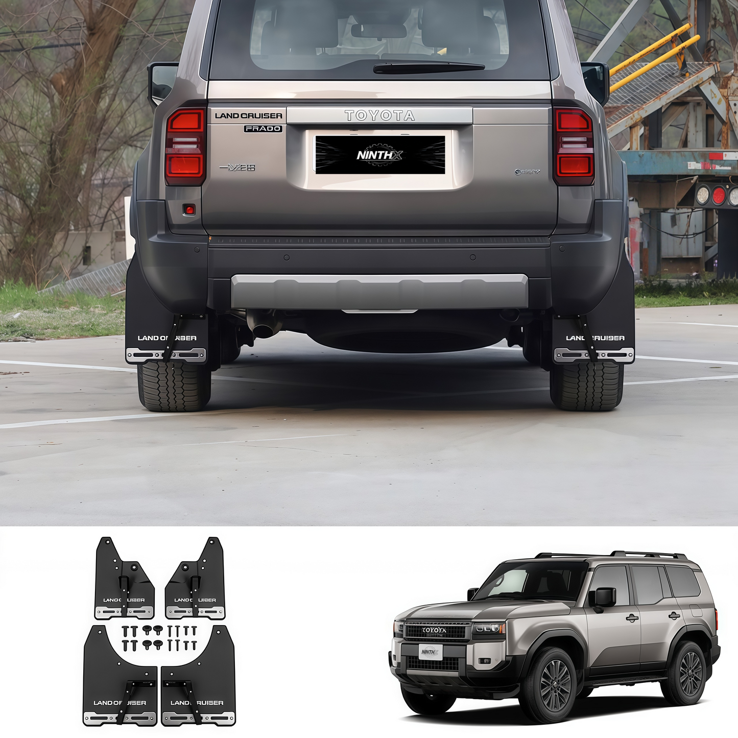 Mud and gravel protection mud flaps