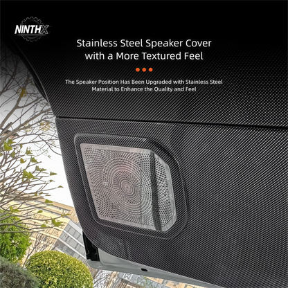 Interior dress up rear tailgate interior trim set