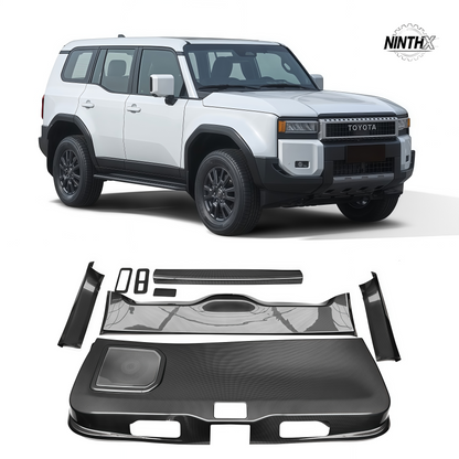 Boot area protection rear tailgate interior trim set