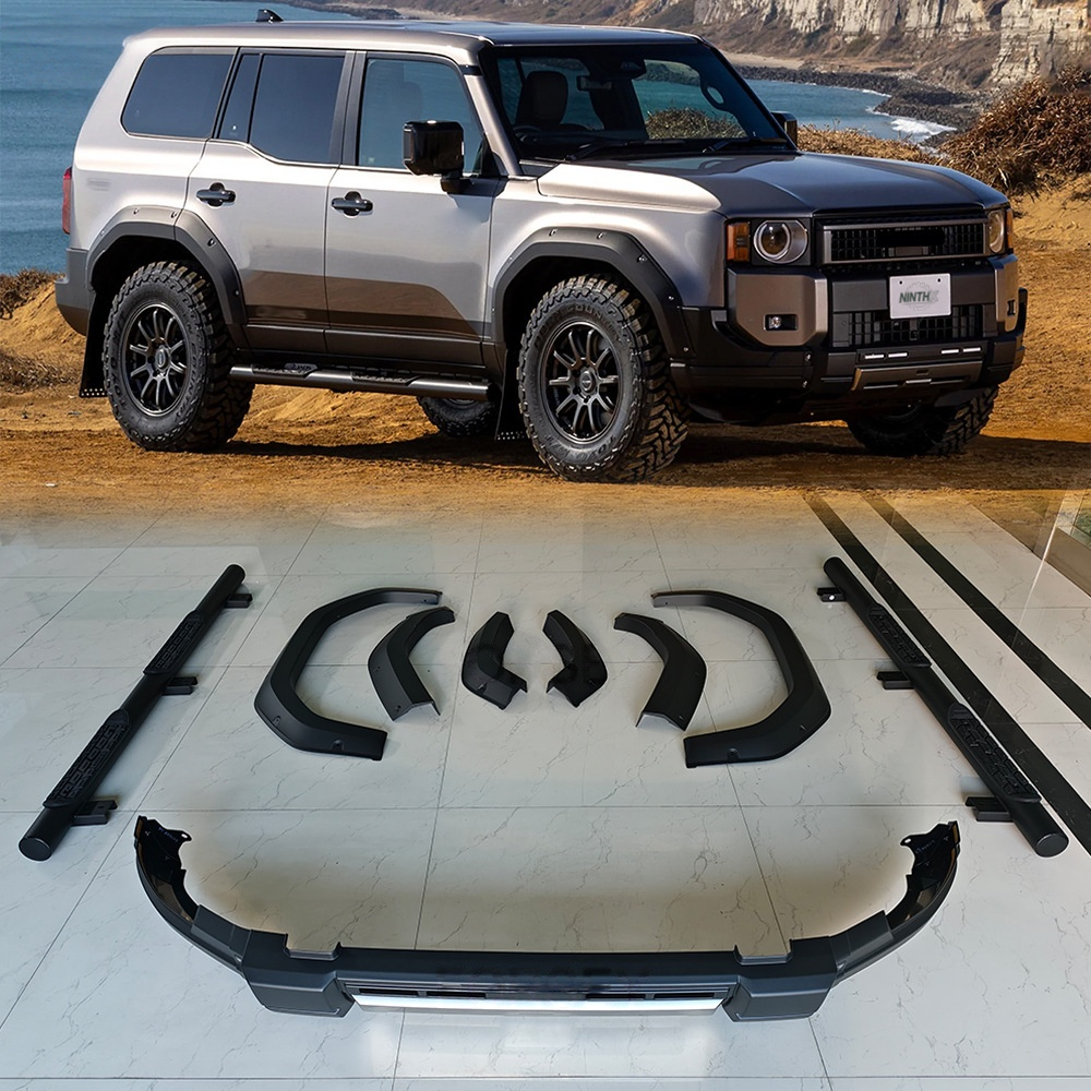 Side steps and bumper body kit set