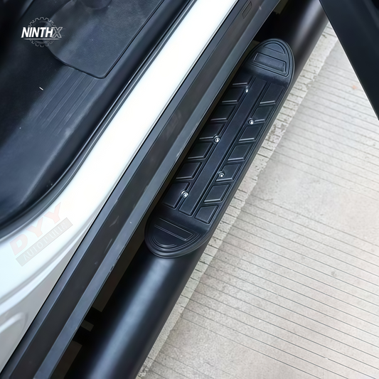 Round tube nerf bars round tube side steps