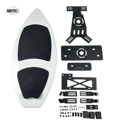 Rear spare wheel mount fit spare tire delete panel