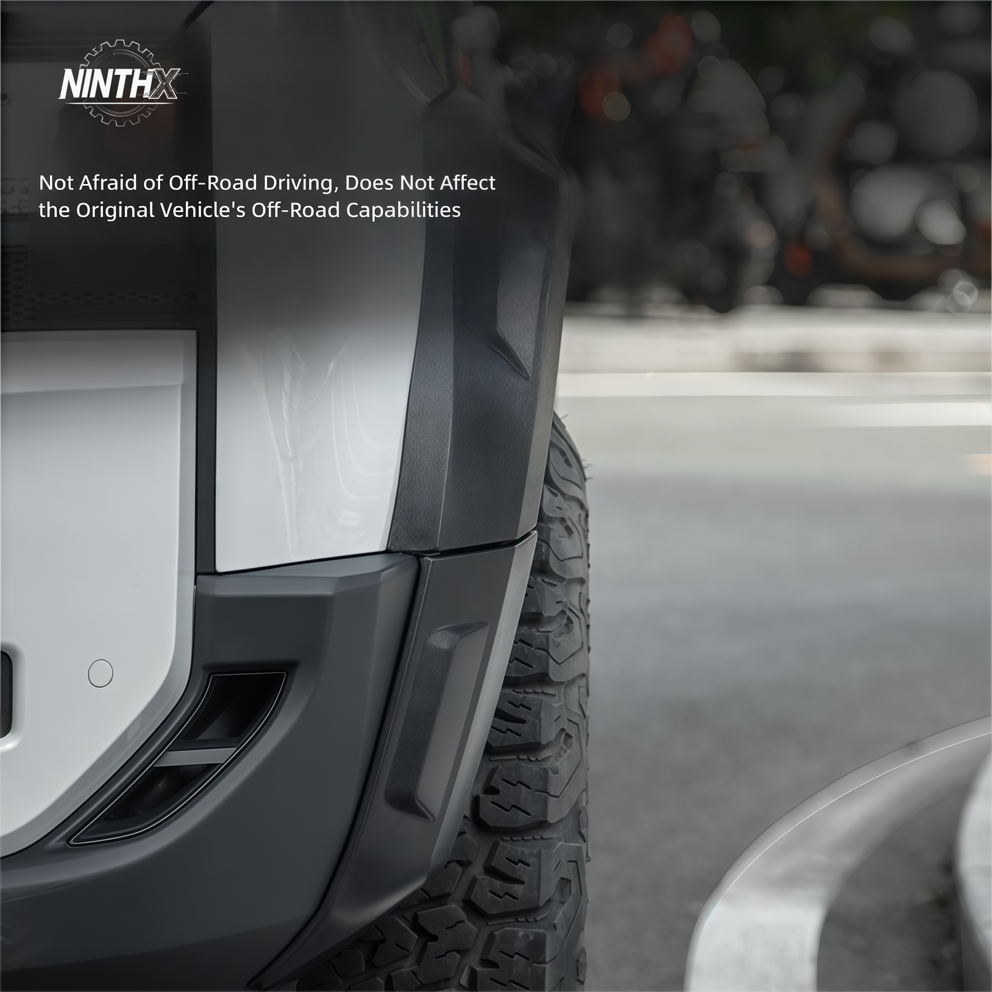Rugged off road stance wide fender flares