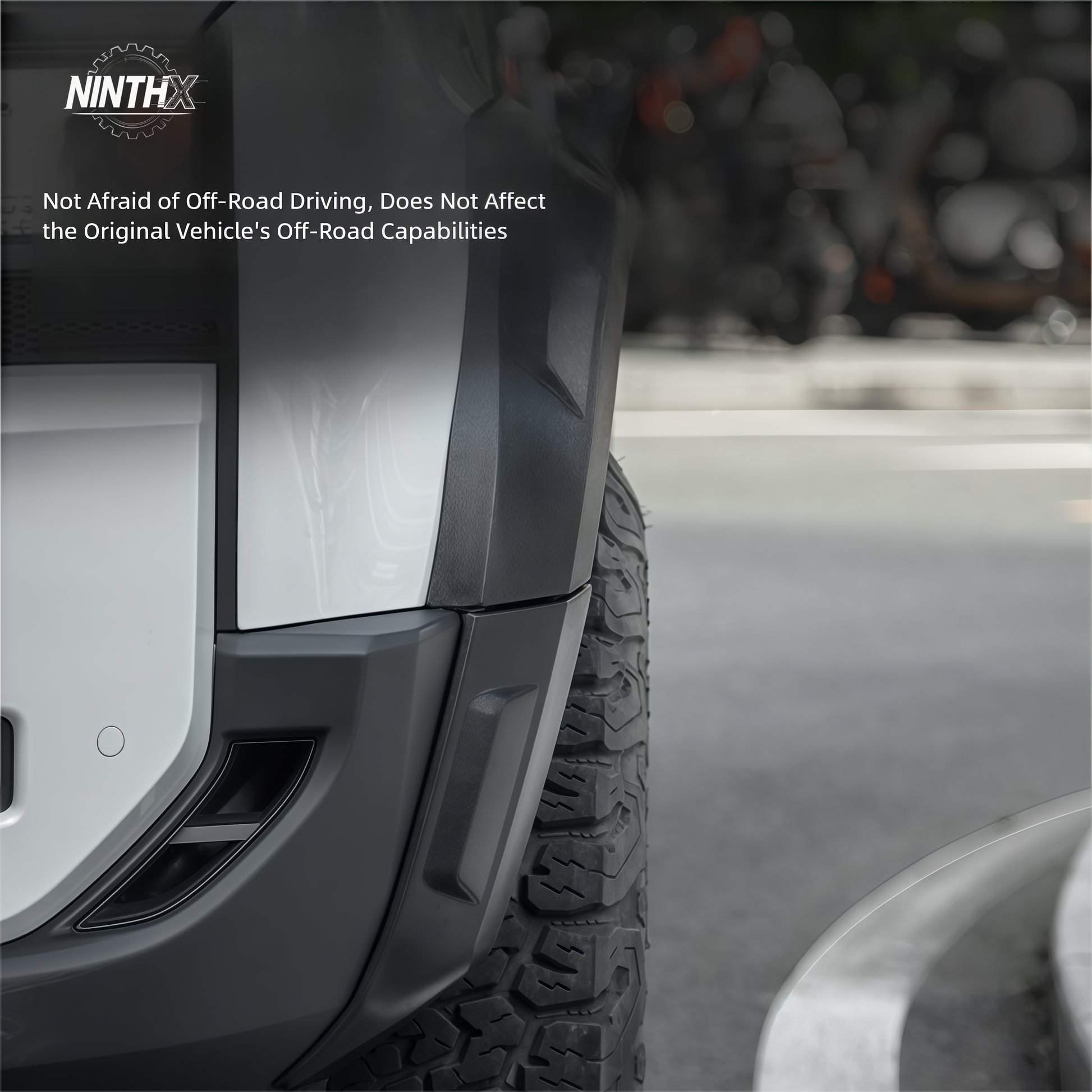 Rugged off road stance wide fender flares