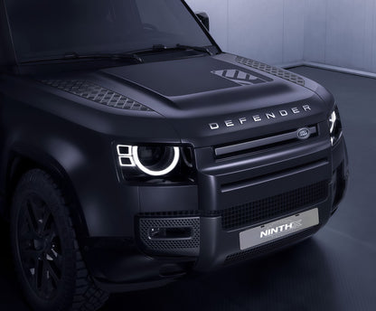 LED headlight upgrade with DRL projector for Defender L663 90/110/130, installed view