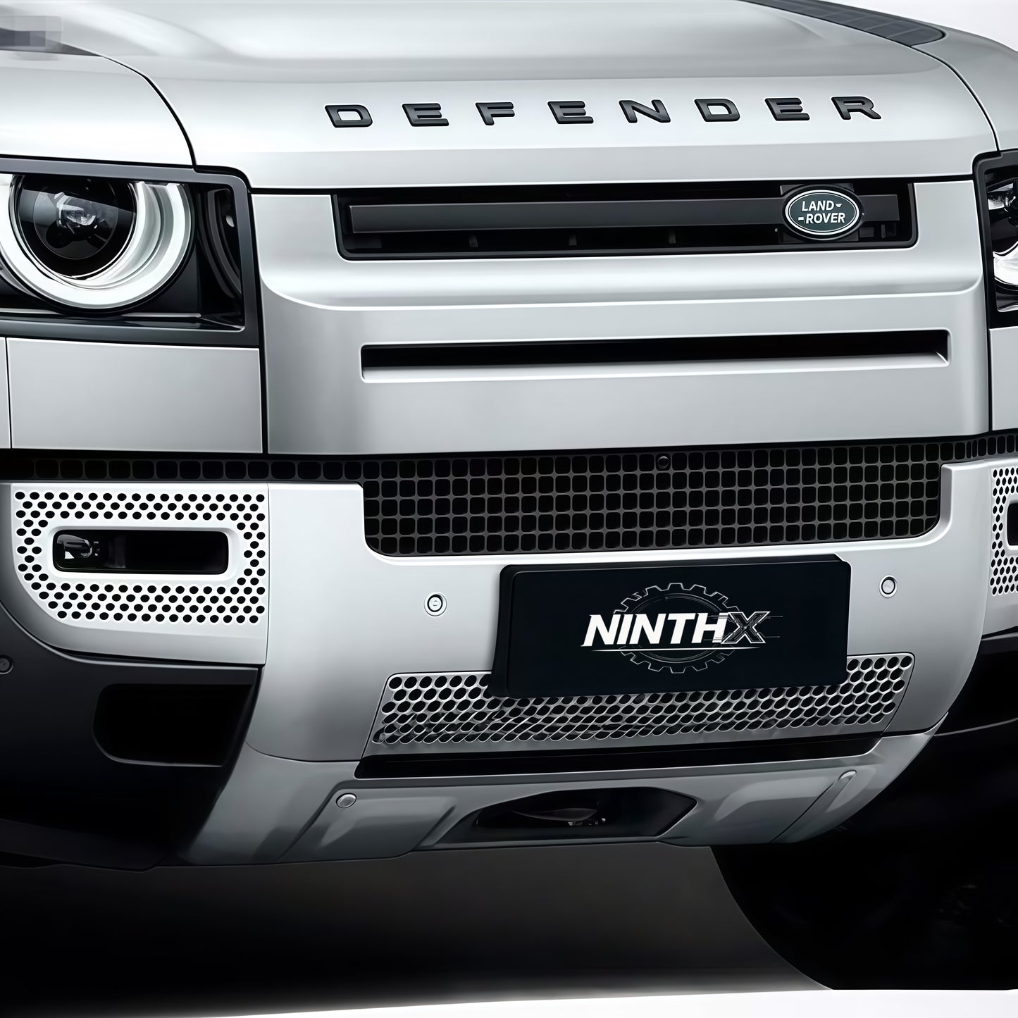 Off-road underbody armor protection, close-up detail